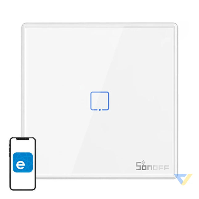 Smart Wireless Wall Switch Sonoff T2EU1C RF 433MHz (1 channel) Switches