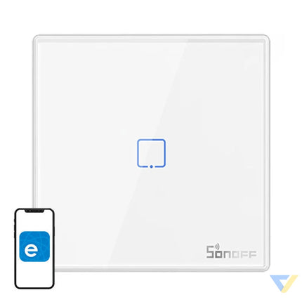 Smart Wireless Wall Switch Sonoff T2EU1C RF 433MHz (1 channel) Switches