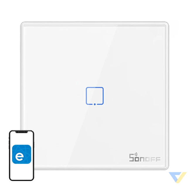 Smart Wireless Wall Switch Sonoff T2EU1C RF 433MHz (1 channel) Switches