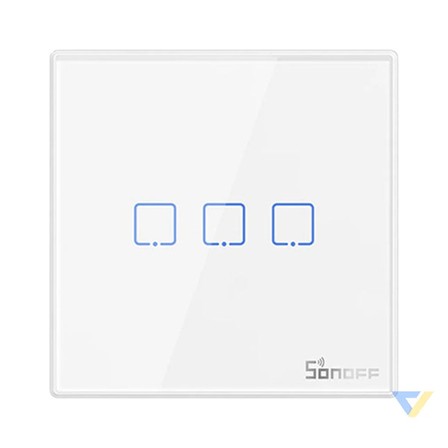 Smart Wireless Wall Switch Sonoff T2EU3C RF 433MHz (3 channel) Switches