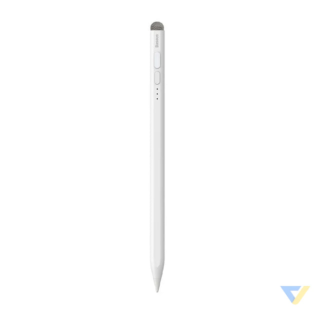 Smooth Writing Stylus with LED Indicators (Active + Passive) White Tablet styluses