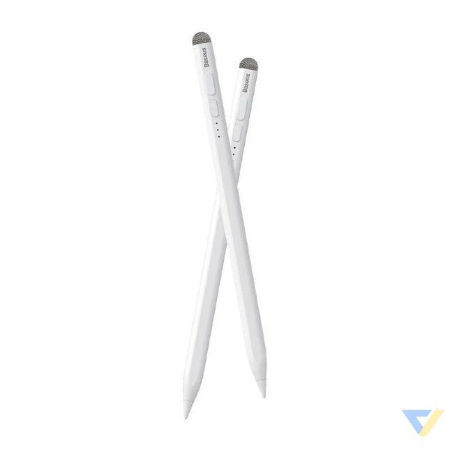 Smooth Writing Stylus with LED Indicators (Active + Passive) White Tablet styluses