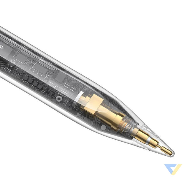 Smooth Writing Stylus with LED Indicators (Active + Passive) White Tablet styluses