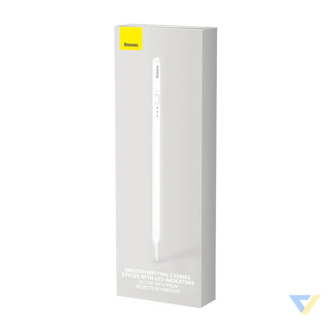 Smooth Writing Stylus with LED Indicators (Active) White Tablet styluses