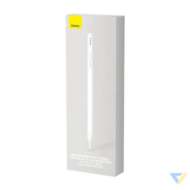 Smooth Writing Stylus with LED Indicators (Active) White Tablet styluses