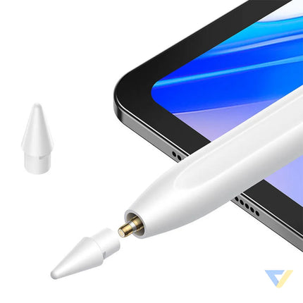 Smooth Writing Stylus with LED Indicators (Active) White Tablet styluses