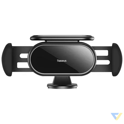 Solar Electric Car Phone Holder Baseus Steel Cannon Pro (Black) Phone holders