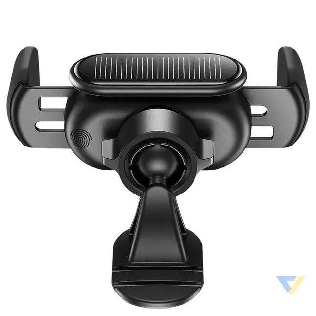 Solar Electric Car Phone Holder Baseus Steel Cannon Pro (Black) Phone holders