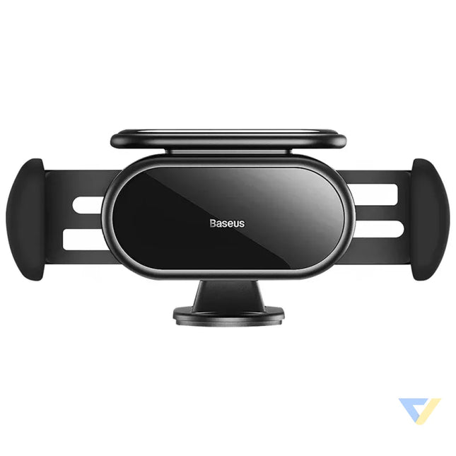 Solar Electric Car Phone Holder Baseus Steel Cannon Pro (Black) Phone holders
