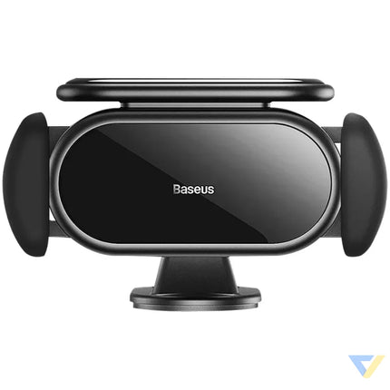 Solar Electric Car Phone Holder Baseus Steel Cannon Pro (Black) Phone holders