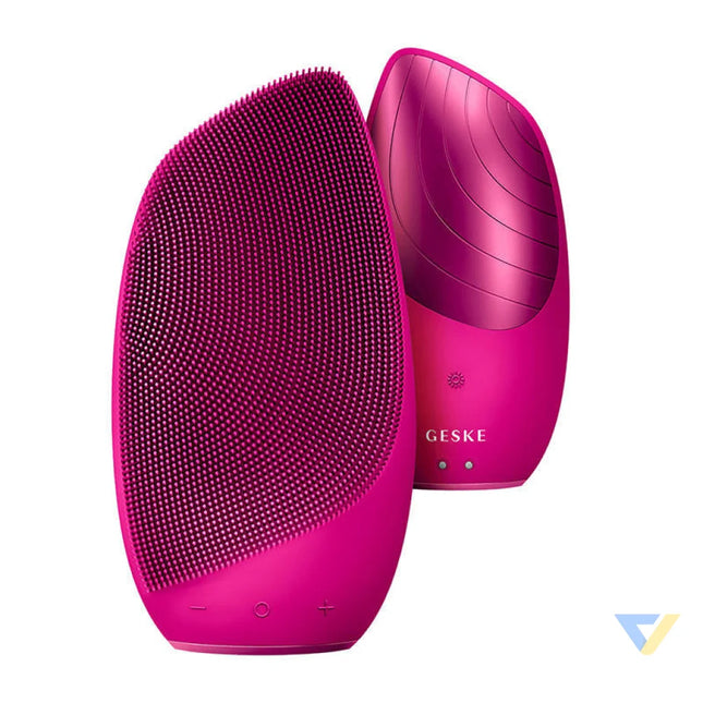 Sonic Thermo Facial Brush 6 in 1 Geske with APP (magenta) Massagers