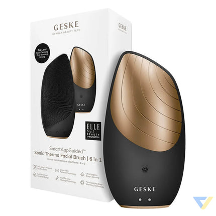 Sonic Thermo Facial Brush 6in1 Geske with APP (gray) Face cleansing brushes