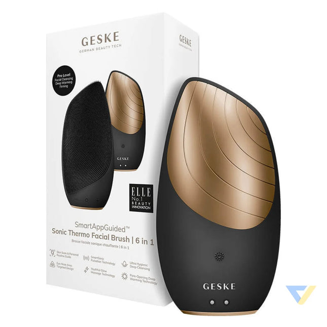 Sonic Thermo Facial Brush 6in1 Geske with APP (gray) Face cleansing brushes