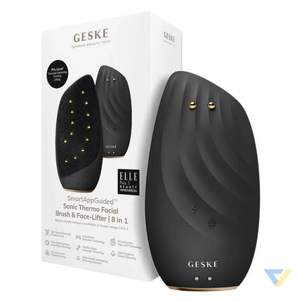 Sonic Thermo Facial Brush & Face Lifter 8in1 Geske with APP (gray) Face cleansing brushes