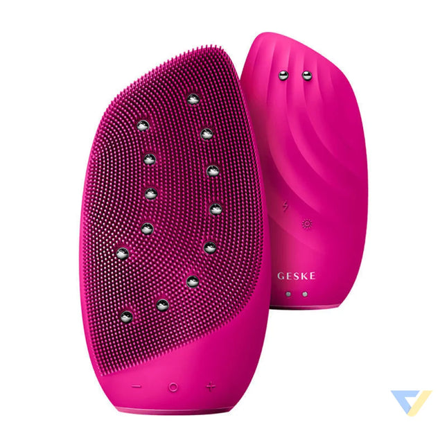 Sonic Thermo Facial Brush & Face Lifter 8in1 Geske with APP (magenta) Massagers