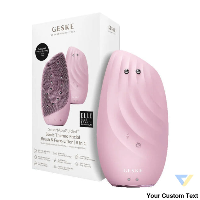 Sonic Thermo Facial Brush & Face Lifter 8in1 Geske with APP (pink) Massagers