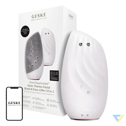 Sonic Thermo Facial Brush & Face Lifter 8in1 Geske with APP (starlight) Massagers