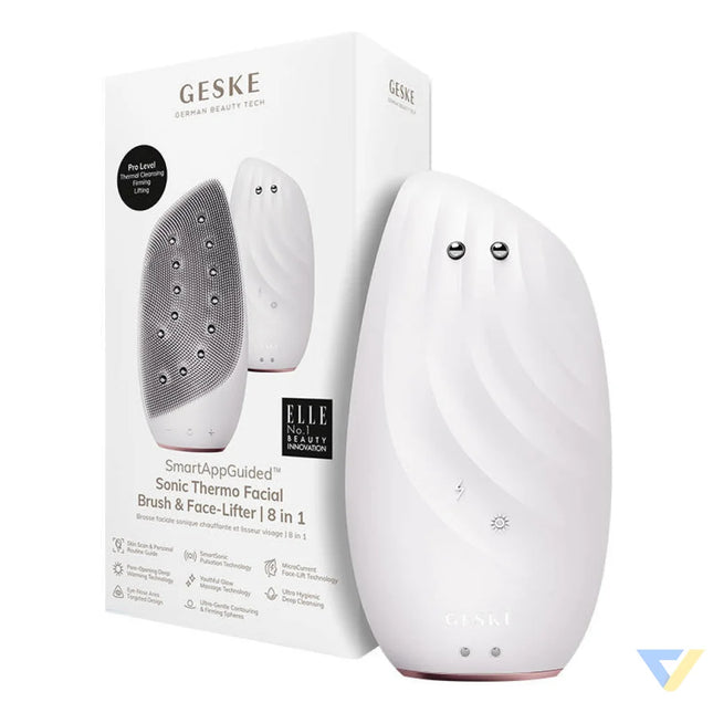 Sonic Thermo Facial Brush & Face Lifter 8in1 Geske with APP (starlight) Massagers