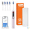 Sonic toothbrush with app tips set and travel etui S3 (pink) Sonic toothbrushes