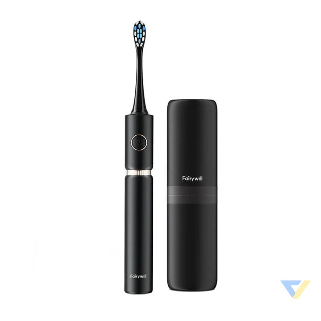 Sonic toothbrush with head set and case FairyWill FW P11 (Black) Sonic toothbrushes