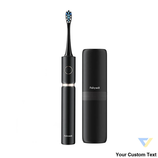 Sonic toothbrush with head set and case FairyWill FW P11 (Black) Sonic toothbrushes