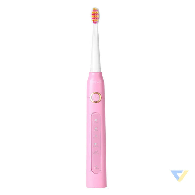 Sonic toothbrushes with head set and case FairyWill FW 507 (Black and pink) Sonic toothbrushes