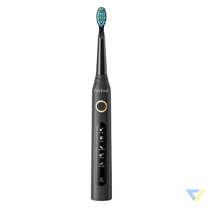 Sonic toothbrushes with head set and case FairyWill FW 507 (Black and pink) Sonic toothbrushes