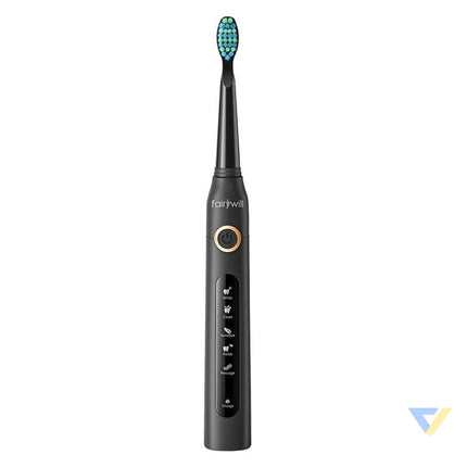 Sonic toothbrushes with head set and case FairyWill FW 507 (Black and pink) Sonic toothbrushes