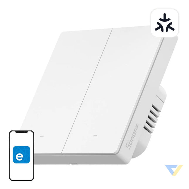 SONOFF M5 2C 86W WiFi Matter smart wall switch (2 channel) Switches