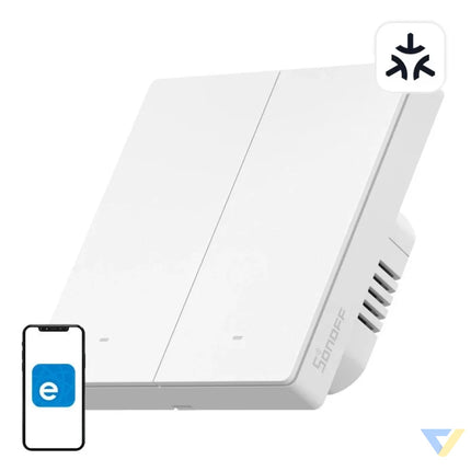 SONOFF M5 2C 86W WiFi Matter smart wall switch (2 channel) Switches