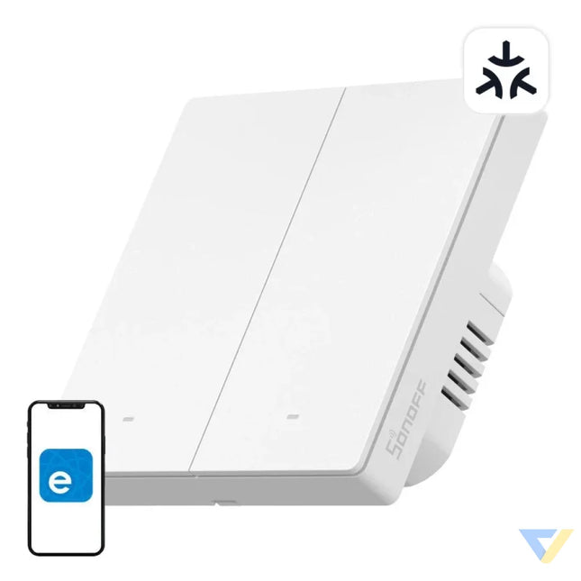 SONOFF M5 2C 86W WiFi Matter smart wall switch (2 channel) Switches