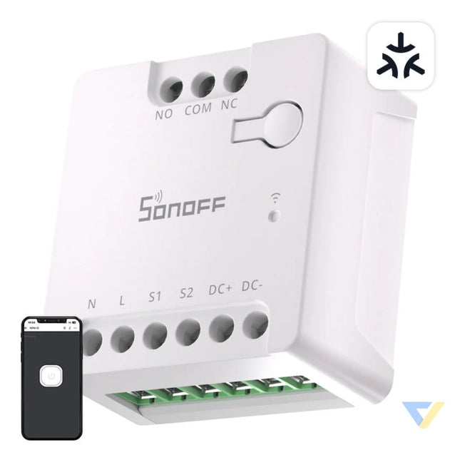 SONOFF MINI D Smart WiFi Matter Switch (AC/DC 12 48V dry contact) Smart controllers