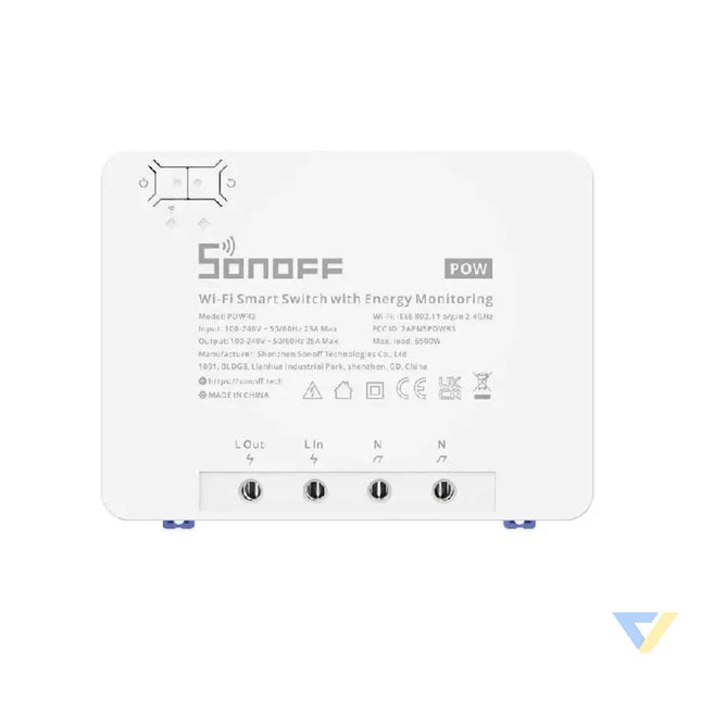 Sonoff POWR3 smart WiFi switch with current measurement function Smart controllers
