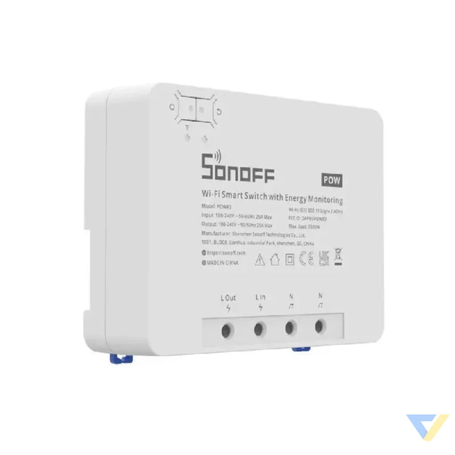 Sonoff POWR3 smart WiFi switch with current measurement function Smart controllers
