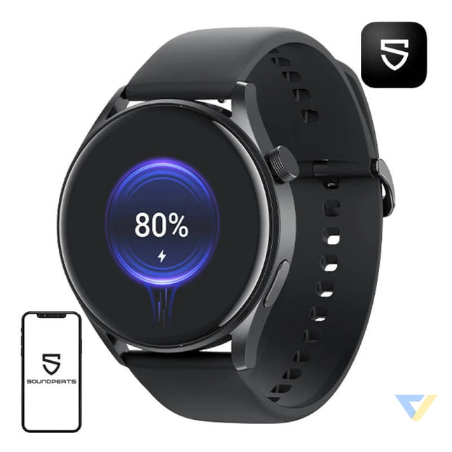Soundpeats Watch4 smartwatch (black) Smartwatches