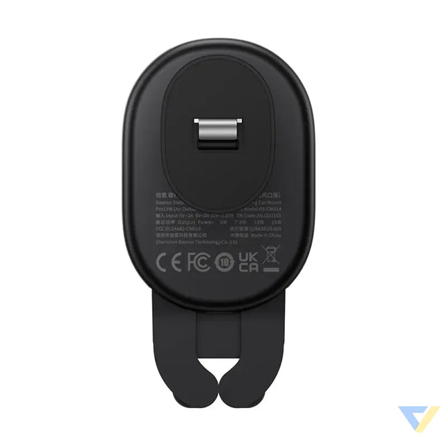 Stable Gravitational Wireless Charging Car Mount Baseus Pro 15W (black) Phone holders