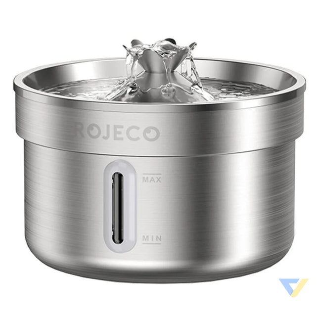 Stainless steel fountain / drinker for dog and cat 2l Rojeco Water dispensers