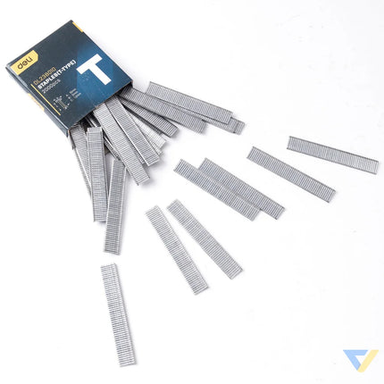Staples type T Deli Tools EDL238010 2000 pieces Construction tools