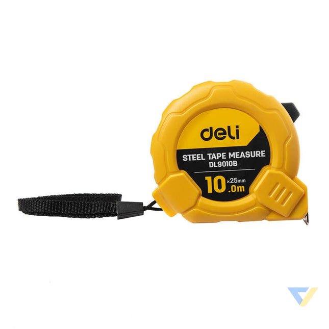 Steel Measuring Tape 10m/25mm Deli Tools EDL9010B (yellow) Measuring tools