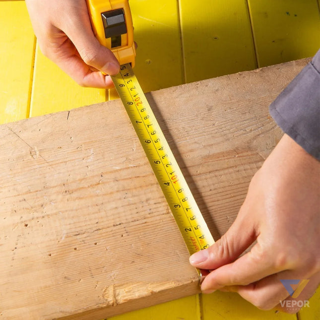 Steel Measuring Tape 10m/25mm Deli Tools EDL9010Y (yellow) Measuring tools