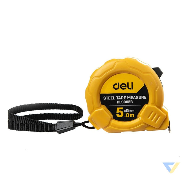 Steel Measuring Tape 5m/19mm Deli Tools EDL9005B (yellow) Measuring tools