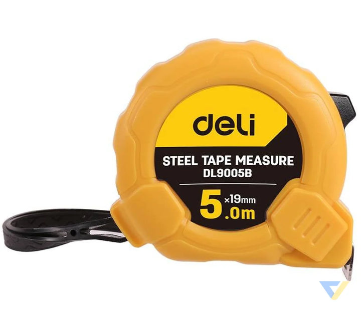 Steel Measuring Tape 5m/19mm Deli Tools EDL9005B (yellow) Measuring tools