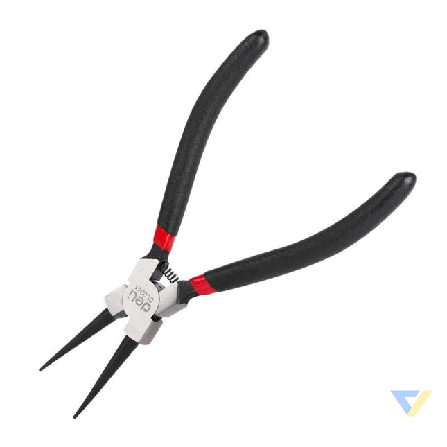 Straight Interior Circlip Pliers 7’’ Deli Tools EDL0341 (black) Pliers