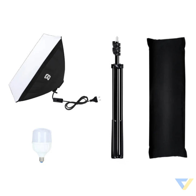 Studio set Puluz LED softbox 50x70cm tripod LED bulb 1 pc PU5070EU Softboxes
