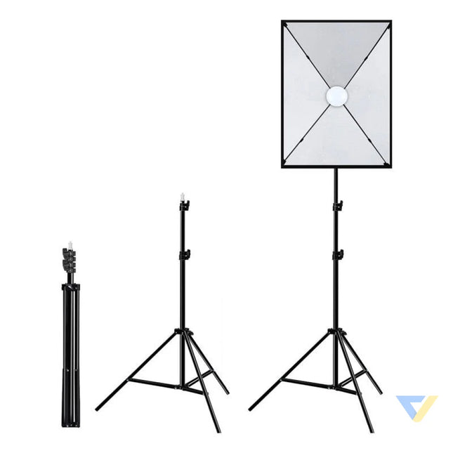 Studio set Puluz LED softbox 50x70cm tripod LED bulb 1 pc PU5070EU Softboxes