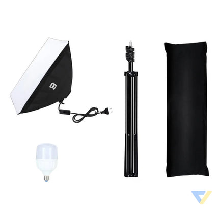 Studio set Puluz LED softbox 50x70cm tripod LED bulb 1 pc PU5070EU Softboxes
