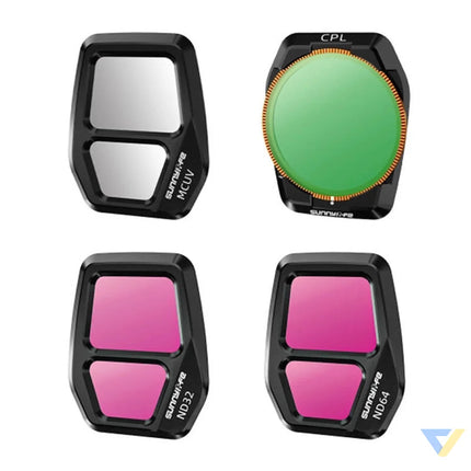 Sunnylife A3S FI928 4pcs lens filter set for AIR 3S Filters for drones