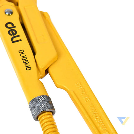 Swedish Pipe Wrench Deli Tools EDL105140 Wrenches