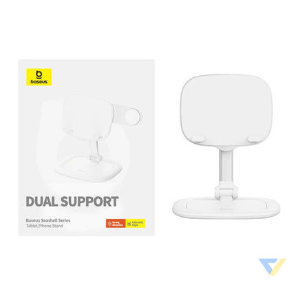 Tablet/Phone Stand Baseus Seashell Series White Bases and stands