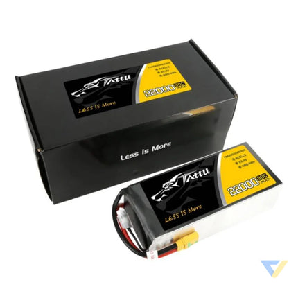 Tattu 22000mAh 22.2V 30C 6S1P Lipo Battery Pack with XT90 S plug Lithium and NiMH